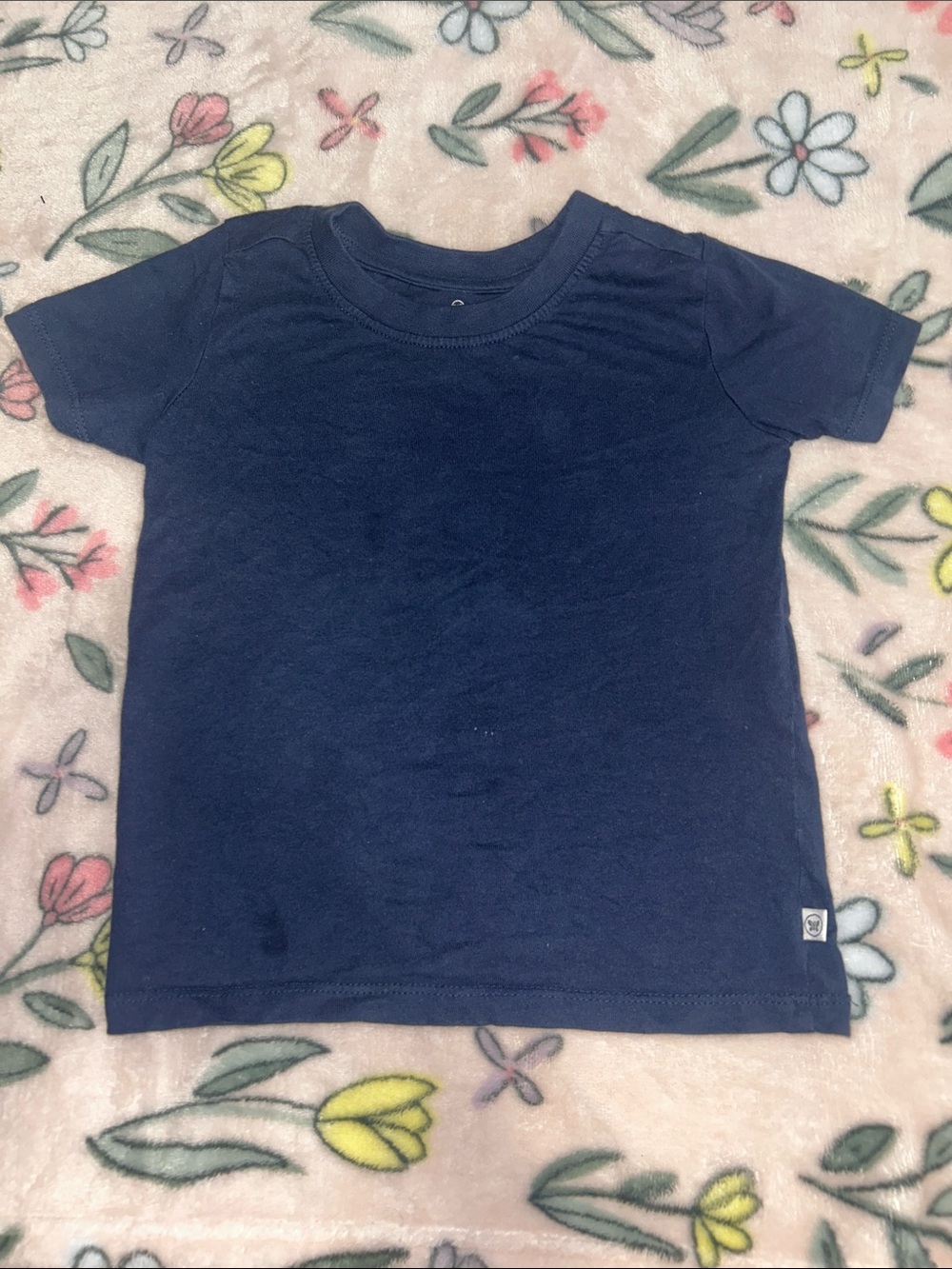The Honest Company Navy Short-Sleeve Kids Tee